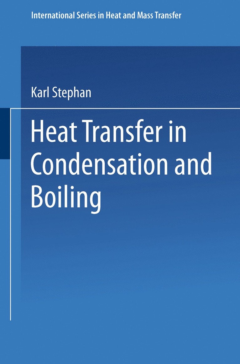 Heat Transfer in Condensation and Boiling 1