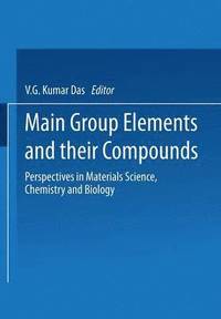 bokomslag Main Group Elements and their Compounds