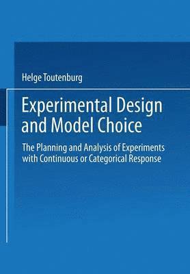 bokomslag Experimental Design and Model Choice