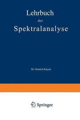 Lehrbuch der Spektralanalyse 1