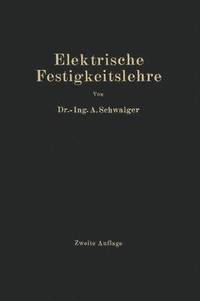 bokomslag Elektrische Festigkeitslehre