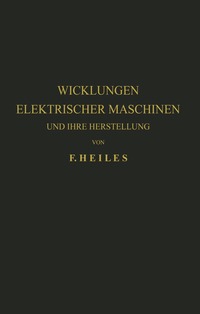 bokomslag Wicklungen Elektrischer Maschinen und Ihre Herstellung