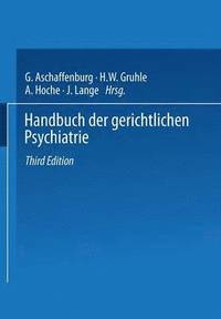 bokomslag Handbuch der Gerichtlichen Psychiatrie