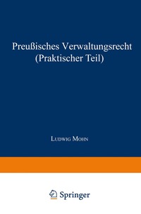 bokomslag Preußisches Verwaltungsrecht (Praktischer Teil)