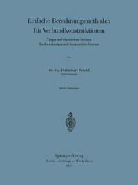 bokomslag Einfache Berechnungsmethoden fr Verbundkonstruktionen