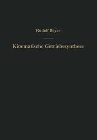 bokomslag Kinematische Getriebesynthese
