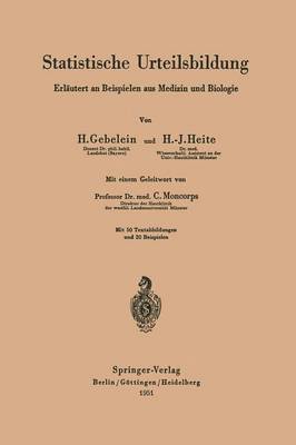bokomslag Statistische Urteilsbildung