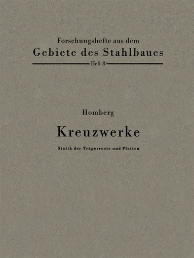 Hellmut Homberg - Kreuzwerke, Häftad