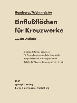 Hellmut Homberg, Josef Weinmeister - Einflußflächen für Kreuzwerke, Häftad
