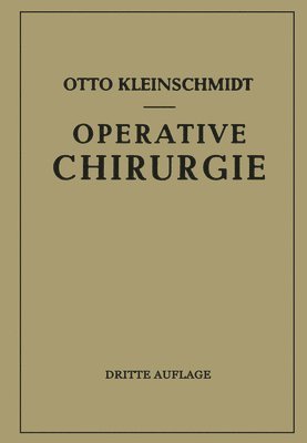 bokomslag Operative Chirurgie