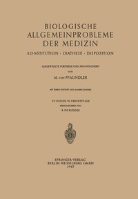 bokomslag Biologische Allgemeinprobleme der Medizin