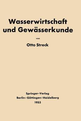 Grundlagen der Wasserwirtschaft und Gewsserkunde 1