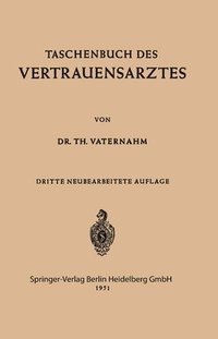 bokomslag Taschenbuch des Vertrauensarztes