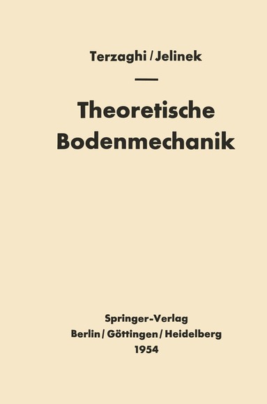 bokomslag Theoretische Bodenmechanik