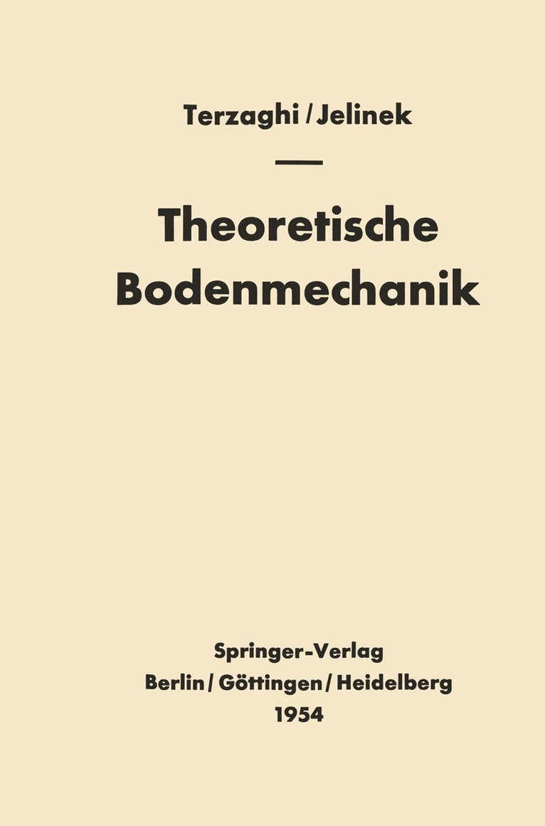 Theoretische Bodenmechanik 1