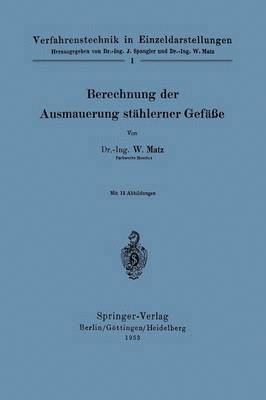 Berechnung der Ausmauerung stählerner Gefäße