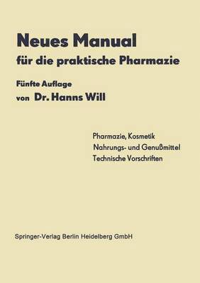 bokomslag Neues Manual fr die praktische Pharmazie