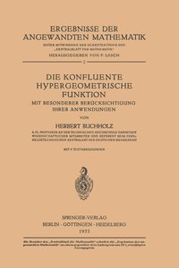 bokomslag Die Konfluente Hypergeometrische Funktion