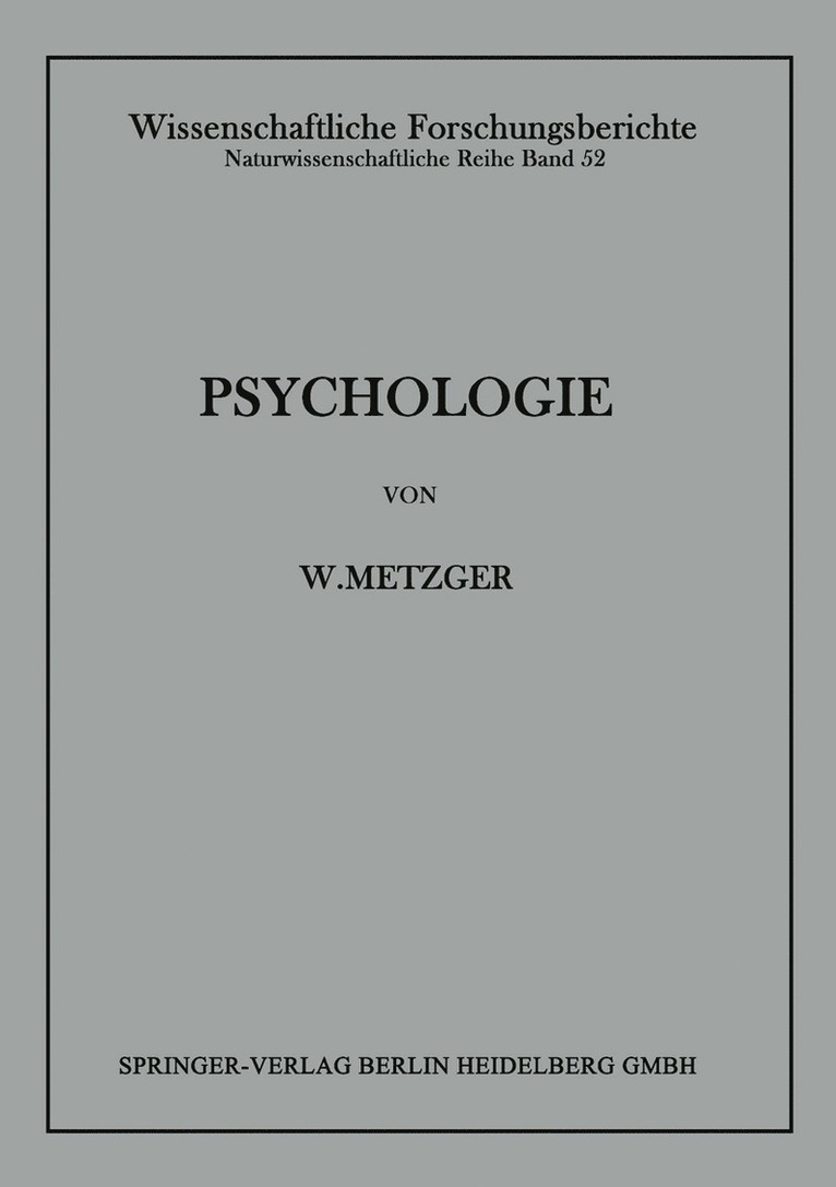 Psychologie 1