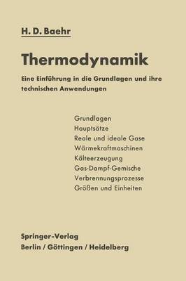 bokomslag Thermodynamik