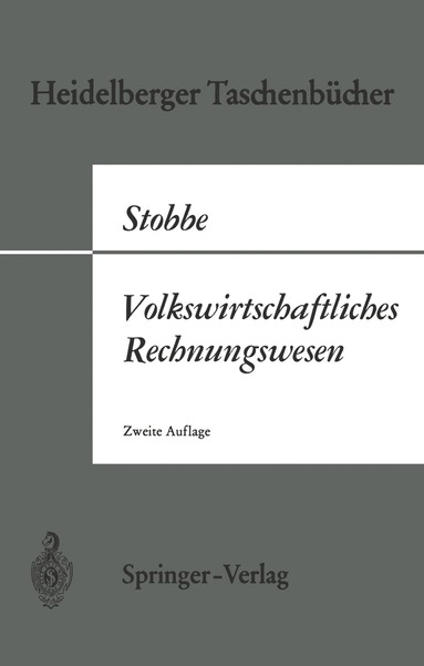 bokomslag Volkswirtschaftliches Rechnungswesen