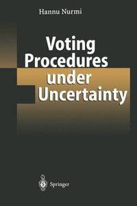bokomslag Voting Procedures under Uncertainty
