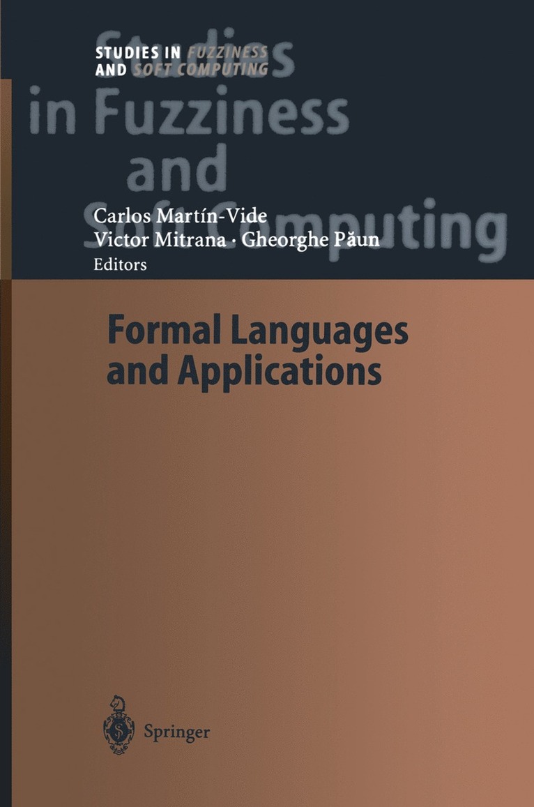 Formal Languages and Applications 1