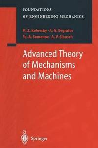 bokomslag Advanced Theory of Mechanisms and Machines