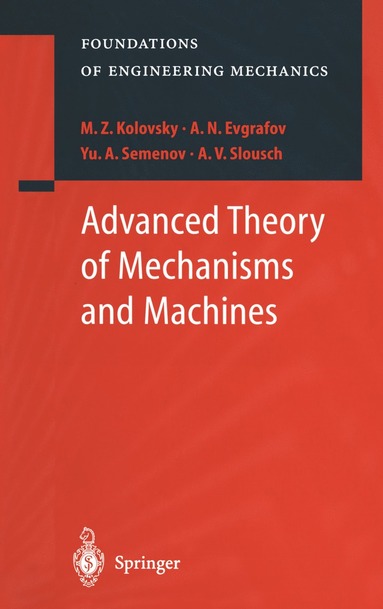 bokomslag Advanced Theory of Mechanisms and Machines