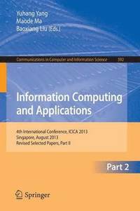 bokomslag Information Computing and Applications