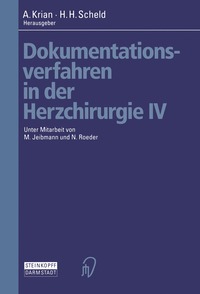 bokomslag Dokumentationsverfahren in der Herzchirurgie IV