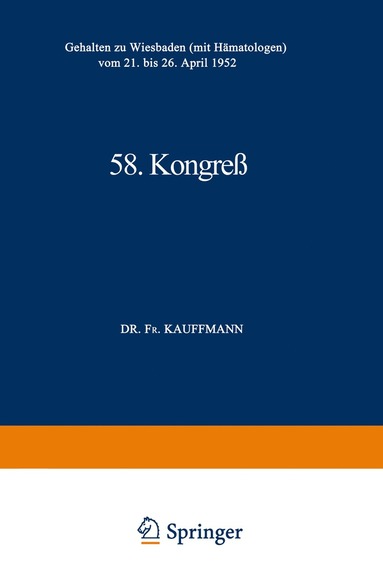 bokomslag 58. Kongreß