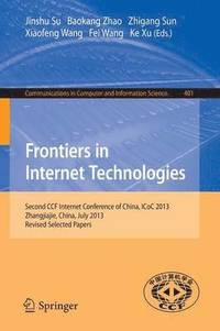 bokomslag Frontiers in Internet Technologies