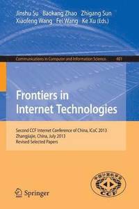 bokomslag Frontiers in Internet Technologies