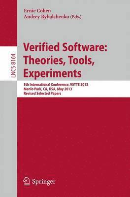 Verified Software: Theorie, Tools, Experiments 1