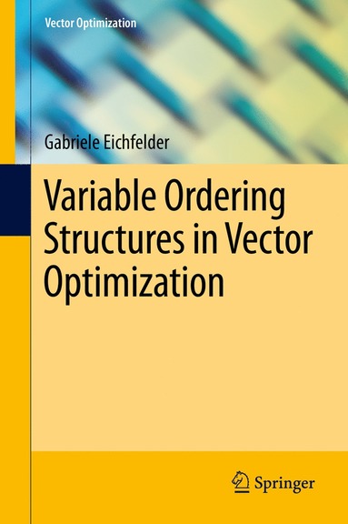 bokomslag Variable Ordering Structures in Vector Optimization