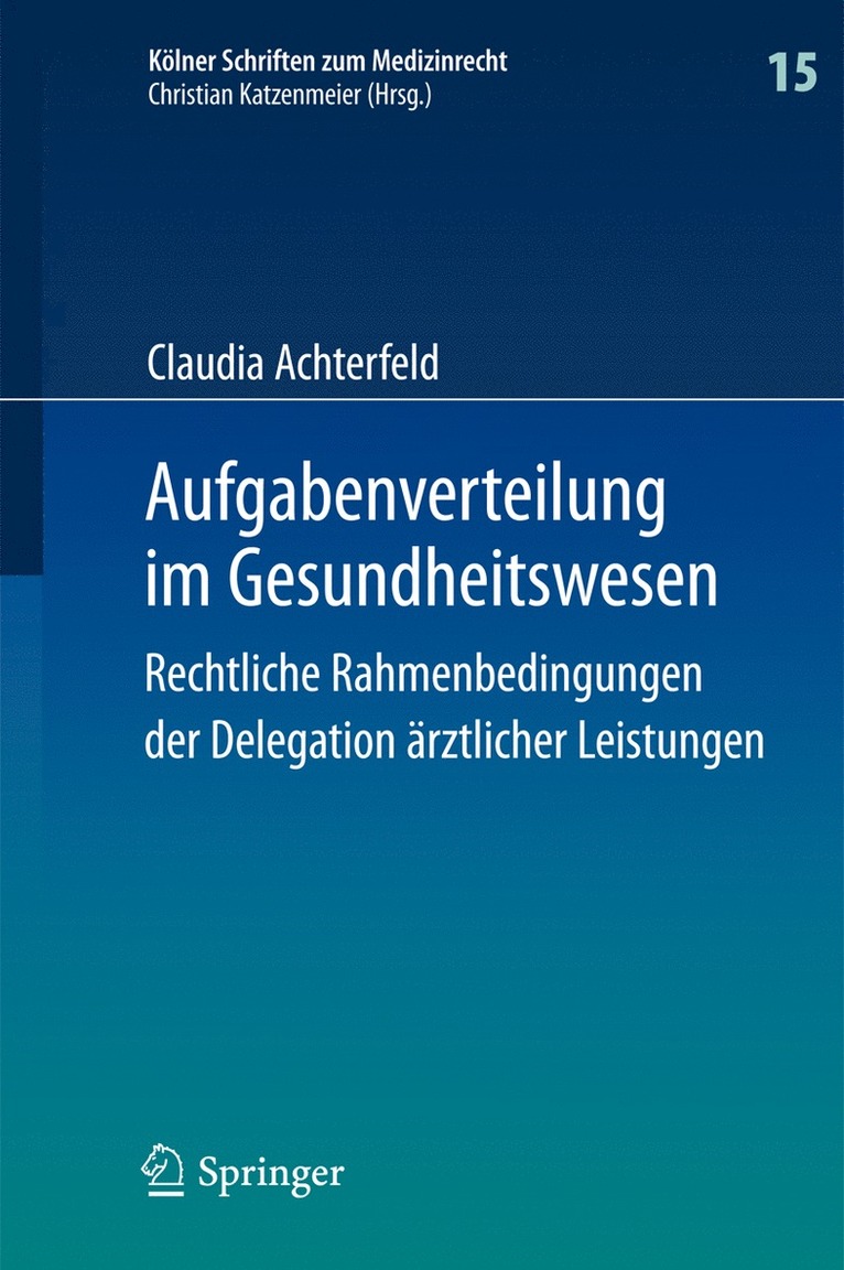 Aufgabenverteilung im Gesundheitswesen