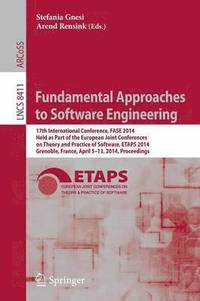 bokomslag Fundamental Approaches to Software Engineering