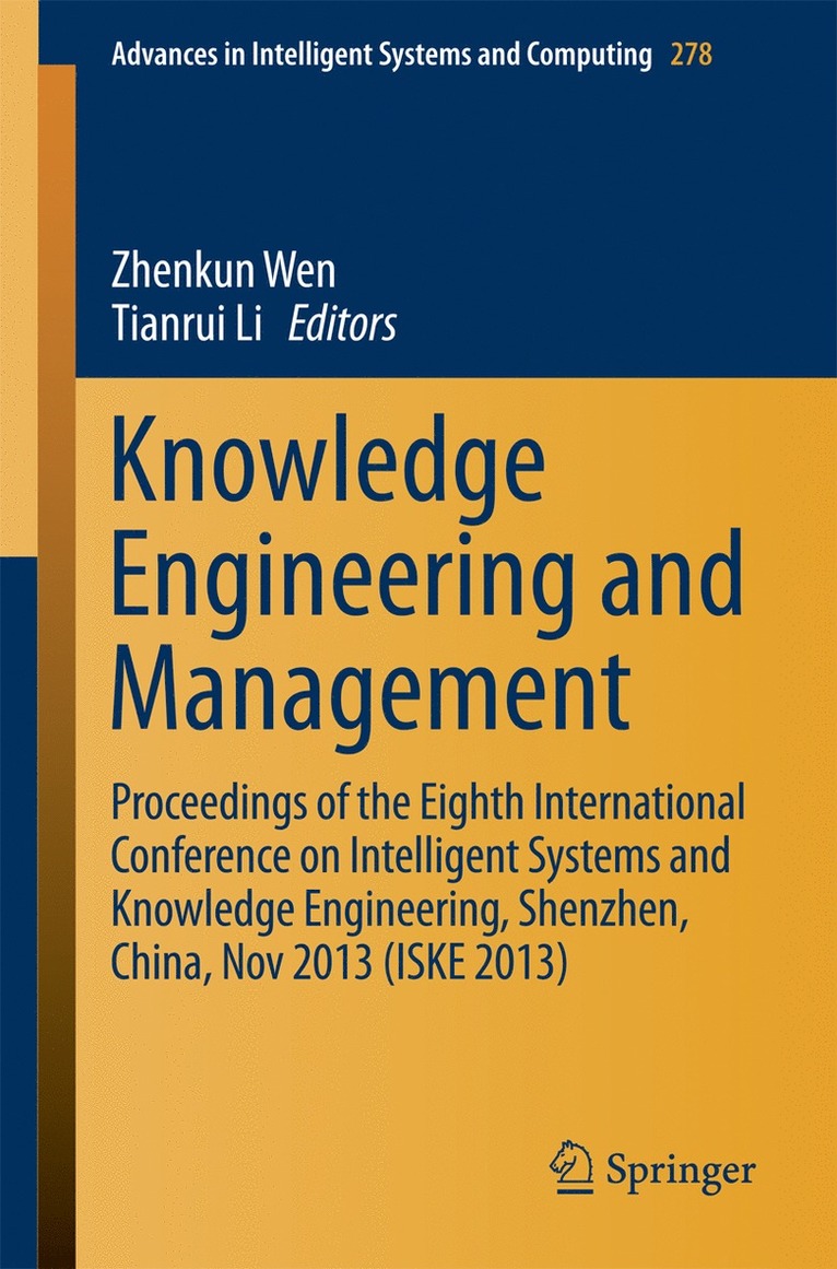 Zhenkun Wen, Tianrui Li - Knowledge Engineering and Management, Häftad