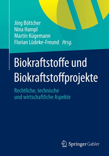 Jörg Böttcher, Nina Hampl, Martin Kügemann, Florian Lüdeke-Freund - Biokraftstoffe und Biokraftstoffprojekte, Häftad