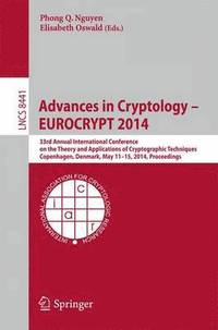 bokomslag Advances in Cryptology  EUROCRYPT 2014