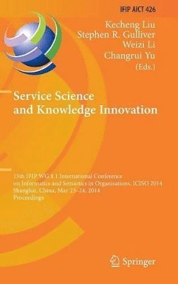 bokomslag Service Science and Knowledge Innovation