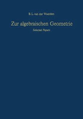 bokomslag Zur algebraischen Geometrie