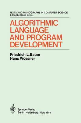 Algorithmic Language and Program Development 1