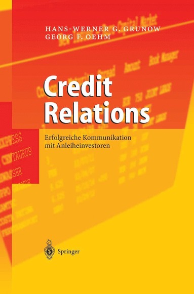 bokomslag Credit Relations