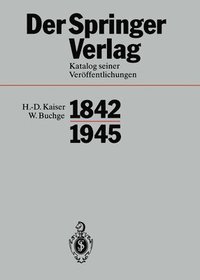 bokomslag Der Springer-Verlag