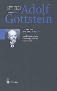 bokomslag Adolf Gottstein