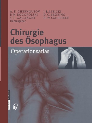 bokomslag Chirurgie des sophagus