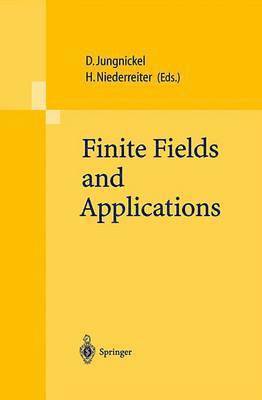 Dieter Jungnickel, H. Niederreiter - Finite Fields and Applications, Häftad