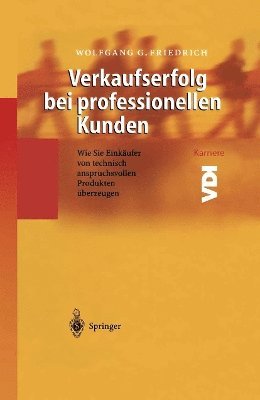 bokomslag Verkaufserfolg bei professionellen Kunden